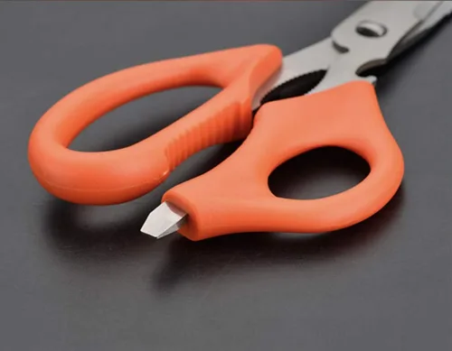 Vista 2 de Edward Tools CleanCut - Tijeras multiusos de 9 pulgadas, tijeras de cocina de acero inoxidable para aves, carne, hierbas, utilidad, aptas
