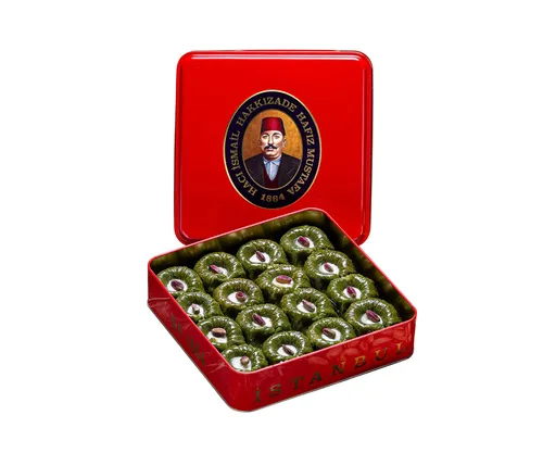 Vista 11 de Hafiz Mustafa 1864 Istanbul Baklava - Caja de pastelería - Bocadillos de postre de Baklava horneados hechos de hojas de masa filo fresca, pistacho