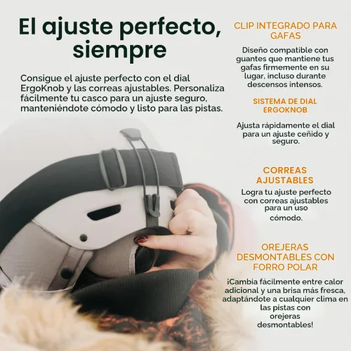 Vista 5 de Retrospec Zephyr - Casco de esquí – Casco de snowboard para adultos y jóvenes con ajuste ajustable, 9 rejillas de ventilación transpirables Bellota