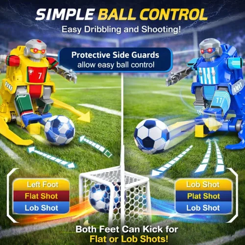 Vista 6 de ANTSIR Robot teledirigido juego de fútbol interior Battlebots para niños