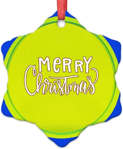 Vista 10 de Adornos de pelota de tenis para árboles de Navidad, adornos deportivos de Navidad personalizados 2022, adornos colgantes conmemorativos de Navidad