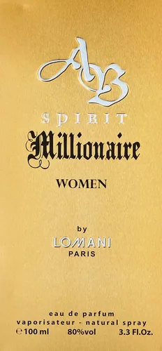 Vista 2 de Lomani AB Spirit Millionaire Eau de Parfum en espray para mujer, 3.3 onzas