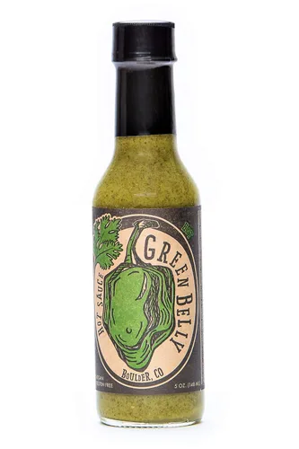Vista 3 de Green Belly Paquete variado de salsa picante - Salsas picantes inspiradas en Guatemala para huevos, tacos, pescado, carnes y todo lo genial - 3
