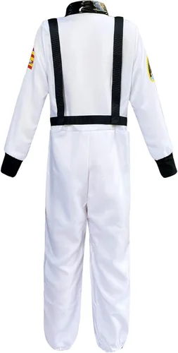Vista 2 de Disfraz unisex de astronauta para niños, disfraz de Halloween para niños y niñas