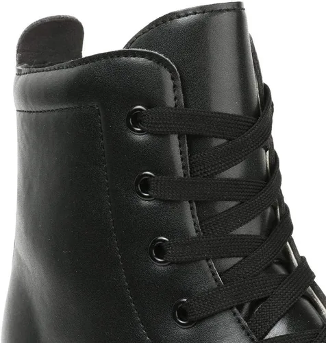 Vista 4 de XUDREZ - Patines de cuero PU para hombres y mujeres, tipo botines, de doble fila, para principiantes, patines profesionales para interiores
