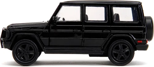 Vista 3 de Jada Pink Slips 1:32 W1 Mercedes Benz Clase G 4x4 Coche fundido a presión, juguetes para niños y adultos (negro)