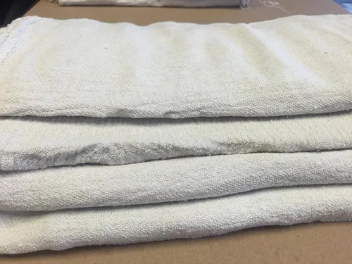 Vista 2 de 1000 nuevos trapos blancos de la tienda de las toallas de la marca mecánica industrial 13X14