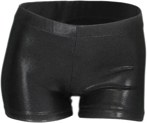 Vista 2 de Aosva 2 pantalones cortos de gimnasia atlética para niñas de 2 a 14 años