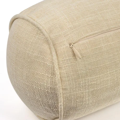 Vista 5 de Almohada de cuello redondo, almohada de apoyo cervical para aliviar el dolor de cuello, almohadas cilíndricas con funda extraíble lavable