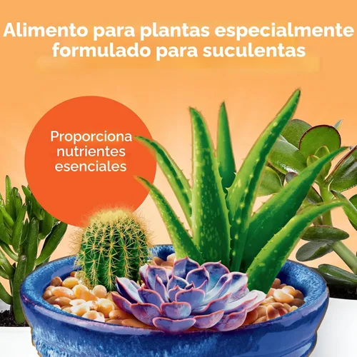 Vista 2 de Miracle-Gro Alimento para plantas suculentas, 8 onzas, para suculentas incluyendo cactus, jade y aloe