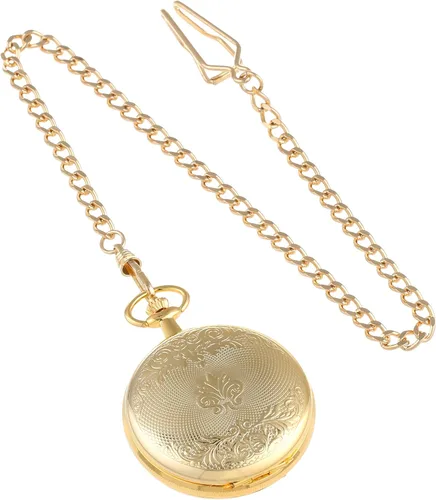 Vista 3 de Charles-Hubert, Paris 3556 Reloj de bolsillo mecánico chapado en oro, Oro, Mecánico