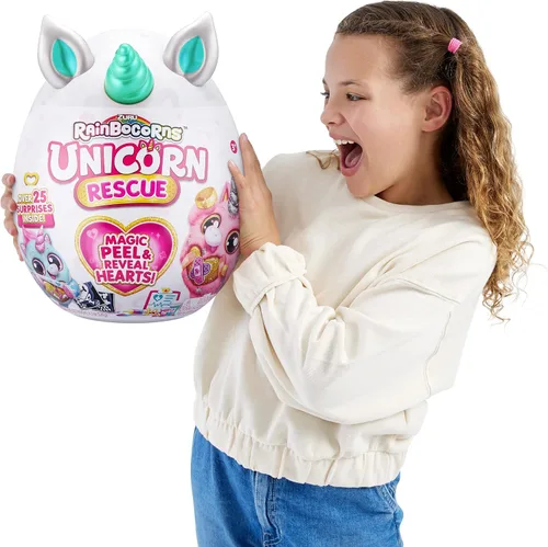 Vista 15 de Rainbocorns Unicorn Rescue Surprise - Peluche coleccionable de ZURU