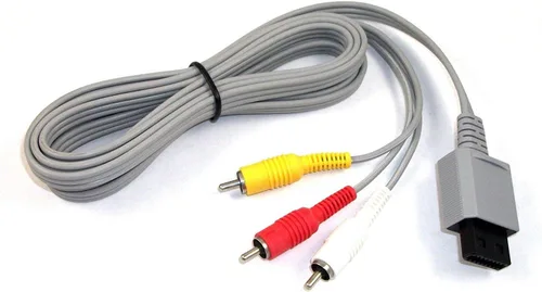Vista 3 de WiCareYo 1.8M Audio Video AV RCA Video Composite Cable Cord For Wii Console