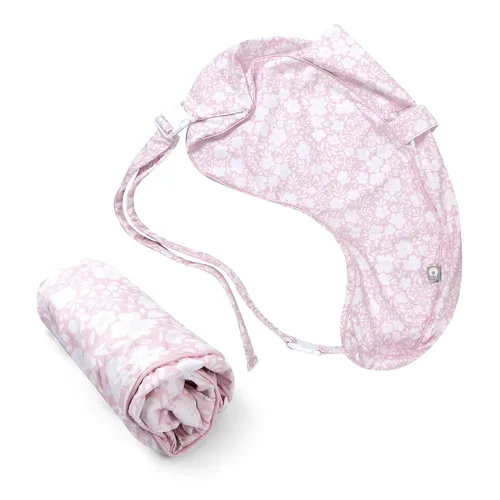 Vista 9 de Boppy Uplift Funda de Almohada de Lactancia - Funda de Almohada de Lactancia y Biberón de Microfibra Suave y Lavable con Cinturón