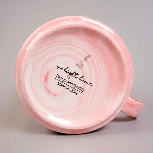 Vista 3 de VILIGHT Regalos para la abuela por primera vez, taza de promoción a la abuela, anuncio de embarazo para la nueva abuela, taza de café de mármol rosa
