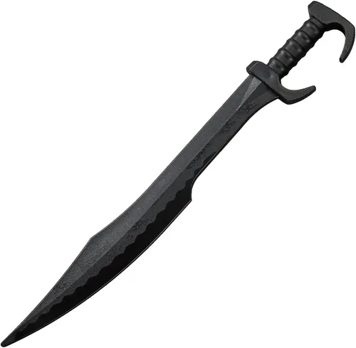 Vista 8 de Espada larga europea de polipropileno, espada medieval renacentista de práctica, disfraz cosplay, accesorio de prop