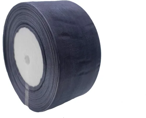 Vista 19 de Cinta de organza de 1 pulgada, 50 yardas, cinta transparente brillante para envolver regalos, decoración y manualidades (1 pulgada, 625039 negro)