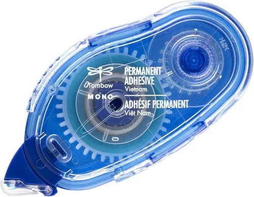 Vista 2 de Tombow Aplicador de adhesivo permanente mono, 1/3 pulgadas por 472 pulgadas (62106) y 62147 aplicador de puntos monofónicos. Cinta fácil de usar