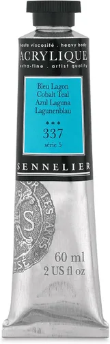 Vista 114 de Sennelier Extra-Fine Artists' Acrílico, 2.0 fl oz, Anthraquinone Blue S5, 2.02 Fl Oz (Paquete de 1)