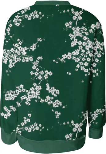 Vista 5 de EOPUING Sudadera para mujer 2023 otoño casual sudadera corta para mujer, sudaderas cálidas ajustadas para mujer