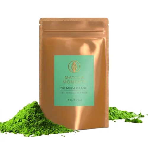 Vista 10 de Matcha Té verde en polvo – Tés orgánicos japoneses para desintoxicación y aumento de energía – Feria y sostenible, cosecha de una sola fuente