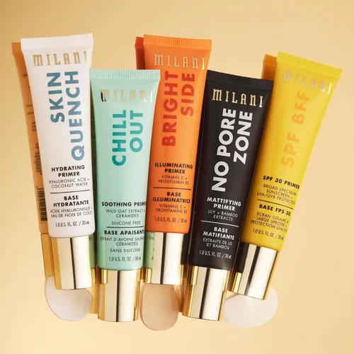 Vista 7 de Milani Imprimación facial para maquillaje – Erase Base Primer de Control de Imperfecciones con 2% de ácido salicílico para ayudar a controlar
