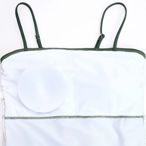 Vista 5 de GINKANA Traje de baño de maternidad de una pieza para mujer, traje de baño monokini para ropa de playa