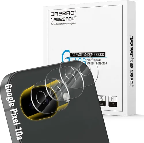 Vista 10 de Orzero Paquete de 3 protectores de pantalla de vidrio templado compatibles con Google Pixel 8, bordes de arco 2.5D, 9H, alta definición