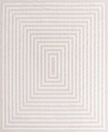 Vista 31 de Unique Loom Casa Collection Toluca - Alfombra rectangular de 2 pies 3 x 3 pies, color beige y marfil