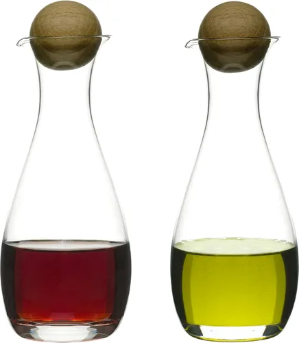 Vista 10 de Sagaform 5015337 - Botellas de vinagre con tapón de roble (2 unidades), Botellas para especias/hierbas