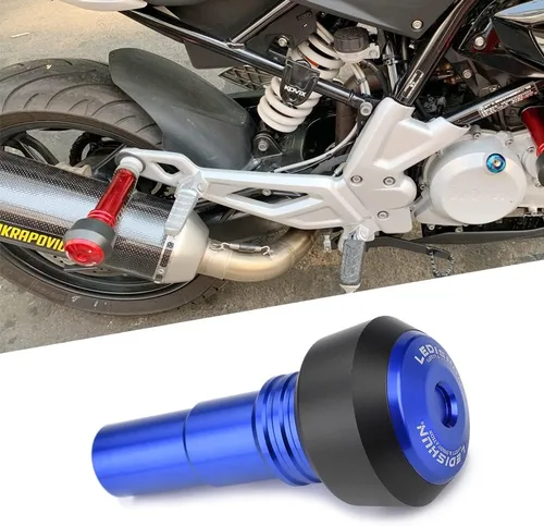 Vista 15 de Accessoires Protección contra caídas Deslizador de escape compatible con KTM DUKE 390, RC390, DUKE250, DUKE200, ADV 390, DUKE 390 250 200 (negro)