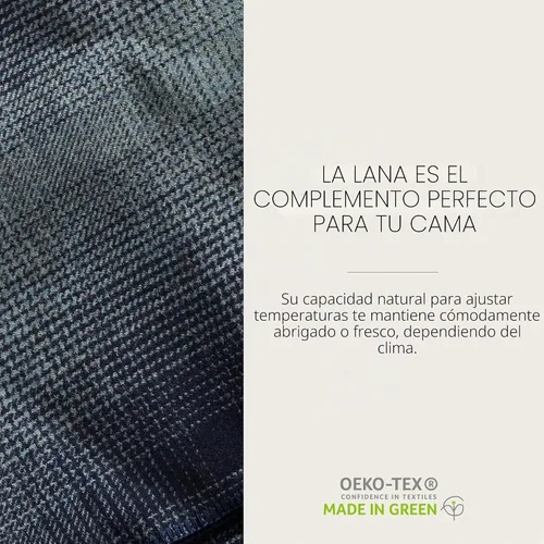 Vista 5 de Pendleton Eco-Wise - Manta 100% lana, de origen responsable, calidad reliquia Manta lavable para todas las estaciones, tamaño King de 108 x 96