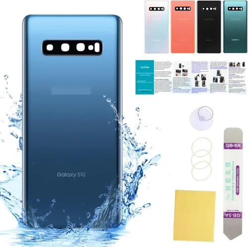 Vista 56 de Compatible con Samsung Galaxy Note 8 - Carcasa trasera de repuesto de cristal de 6.3 pulgadas, SM-N950, todos los portadores con manual de Negro