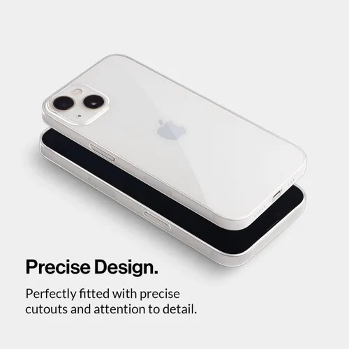 Vista 6 de totallee Funda delgada para iPhone 15 Plus, la más delgada, minimalista, para Apple iPhone 15 Plus (2023) (transparente)