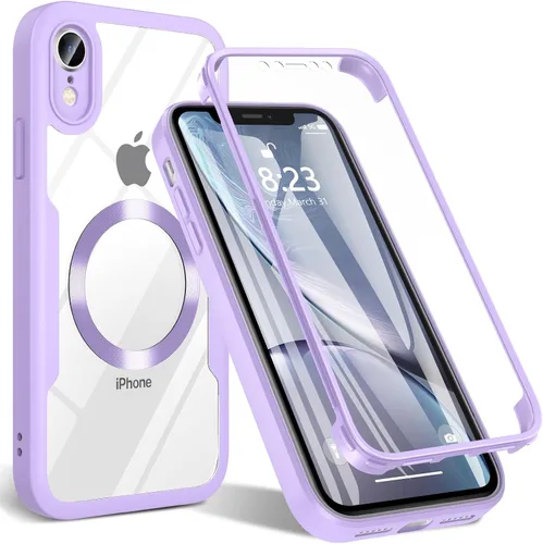 Vista 9 de BESINPO Funda magnética a prueba de golpes con protector de pantalla integrado, protección de cuerpo completo de grado militar, compatible