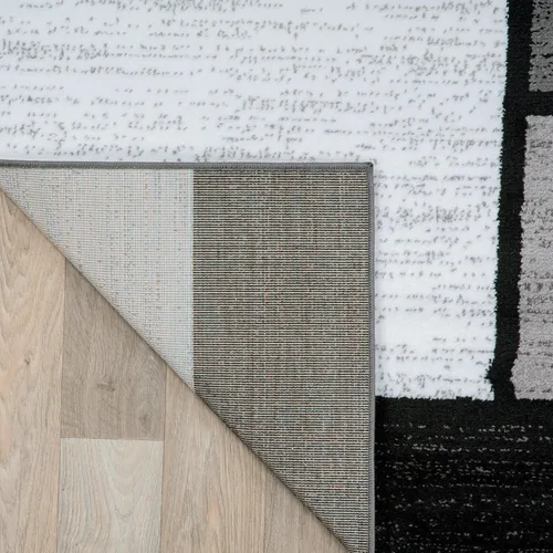 Vista 6 de Rugshop - Tapete con diseño de cuadros, contemporáneo y moderno