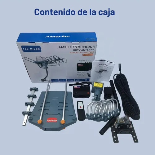 Vista 9 de Antena de TV para exteriores de largo alcance 2026 para Smart TV - 4K 1080P