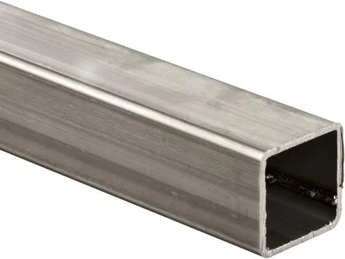 Vista 2 de Barra rectangular de acero inoxidable 316 hueco, en pulgadas, ASTM A554, 1