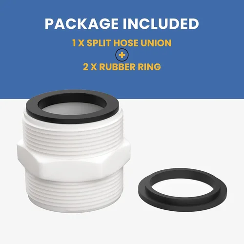 Vista 6 de Conector de manguera de piscina para bomba de manguera dividida de piscina Intex y Coleman de 1.5 pulgadas Above Ground Pools Drain Adapter