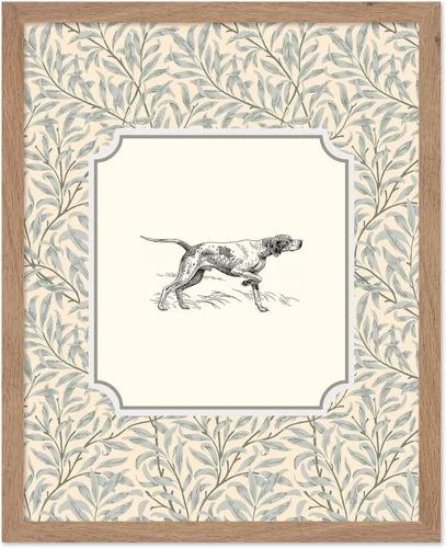Vista 28 de Poster Master Póster Vintage de Cocker Spaniel Inglés - Impronta Retro de Perro - Arte Floral - Arte de Cachorros - Arte para Amantes de Animales