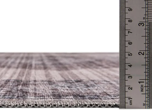 Vista 5 de Unique Loom Mangata Collection - Alfombra de área Mariah (Runner 2' 0" x 7' 10", marfil y gris/negro)