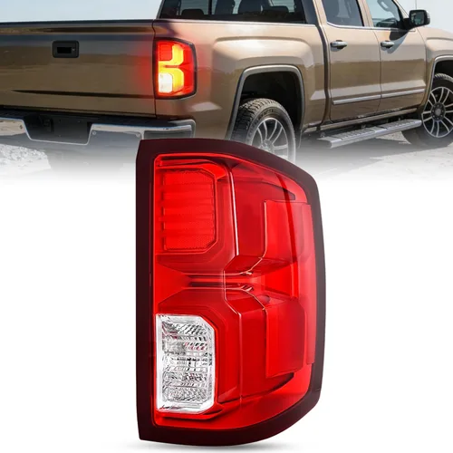 Vista 13 de Ensamble de luz trasera Nilight Compatible con Chevy Silverado 1500 2014 2015 2016 2017 2018 2019, 2500 HD 3500 HD, GMC Sierra 3500HD 2015-2019, Par