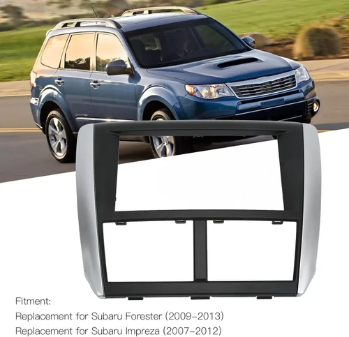 Vista 6 de Fydun Auto Dash Audio Fascia, 2DIN DVD Panel Marco Navegación Trim Tablero de Audio Marco de Reemplazo para Forester Impreza