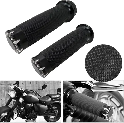 Vista 5 de 1 par de empuñaduras de motocicleta de 1 pulgada para Harley Davidson Sportster 883 Super Low XL883L 2011-2014, 2016
