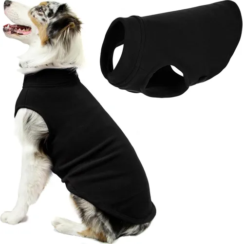 Vista 19 de Gooby - Chaleco de Vellón Elástico, Chaleco de Vellón Tipo Pullover Chaqueta Suéter para Perros, Azul Argyle, Extra Pequeño