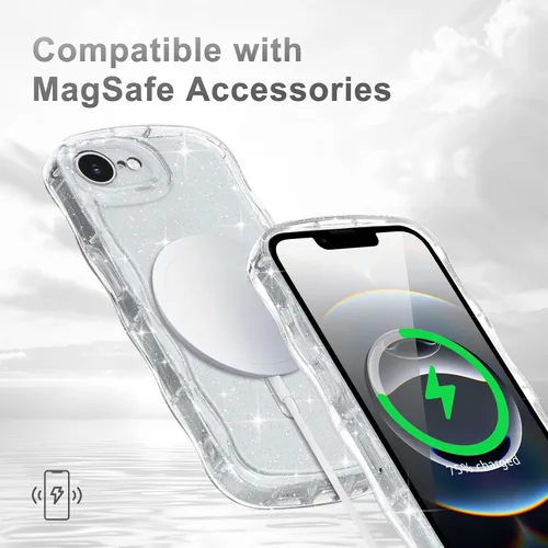 Vista 210 de Pepmune Funda magnética para iPhone 17 Pro Max, color rosa