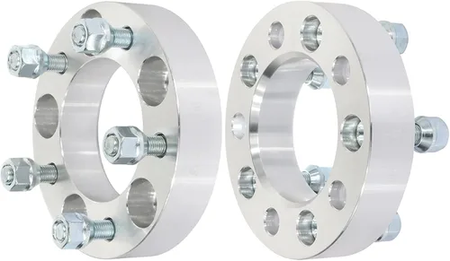 Vista 17 de SCITOO Espaciadores de rueda de 1.5 pulgadas, orificio 4x4 con adaptadores de pernos de 1/2 de 2.441 in para ClubCar Precedent para Adward 2 para EZ