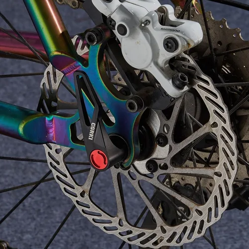 Vista 6 de Juego de brochetas de liberación rápida mejorado de titanio para bicicleta de carretera MTB