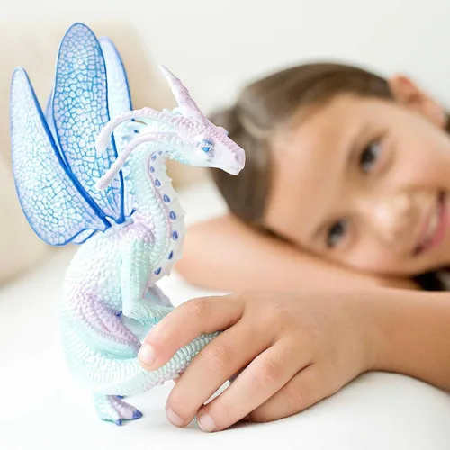 Vista 2 de Safari Ltd. Figura de dragón de hadas, figura de fantasía detallada de 7.25 pulgadas, juguete para niños, niñas y niños a partir de 4 años