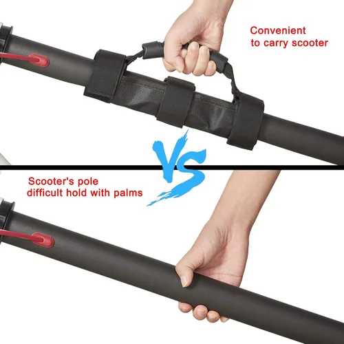 Vista 5 de TOMALL Asa de transporte para scooter, correa de mano portátil, compatible con M365 Pro ES1 ES2 ES3 ES4 Scooter